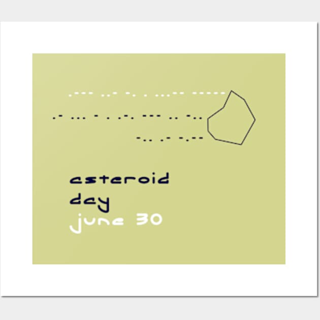 Asteroid Day Wall Art by soitwouldseem